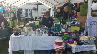 Greyhound Lifeline's stall at a local event.